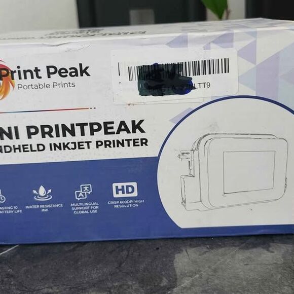 Mini PrintPeak Handheld Inkjet Printer Open Box - Picture 2 of 4